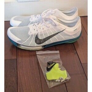 Nike Air Zoom Victory 2 Track Spikes Electric Algae White FD8411-100, Men’s 9